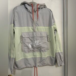 Nike Air Men's Sportswear Unlined Anorak Hooded Jacket DD6406-072 Size medium